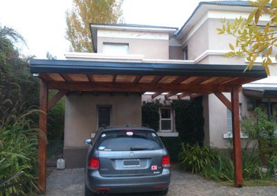 Pérgola para autos